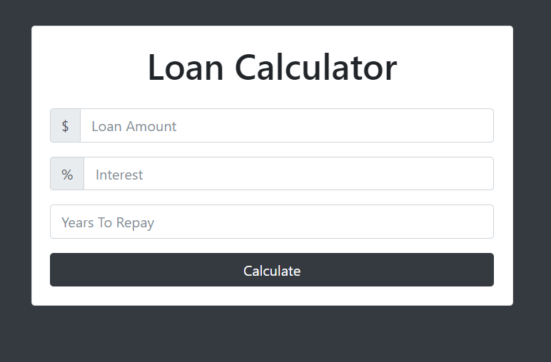 loan calculator